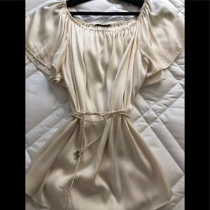 Ivory silk blouse
